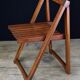 Vintage wood folding chair