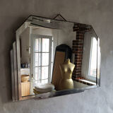 Art-deco mirror 1930 - 57x84cm
