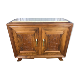 Art Deco buffet walnut carved