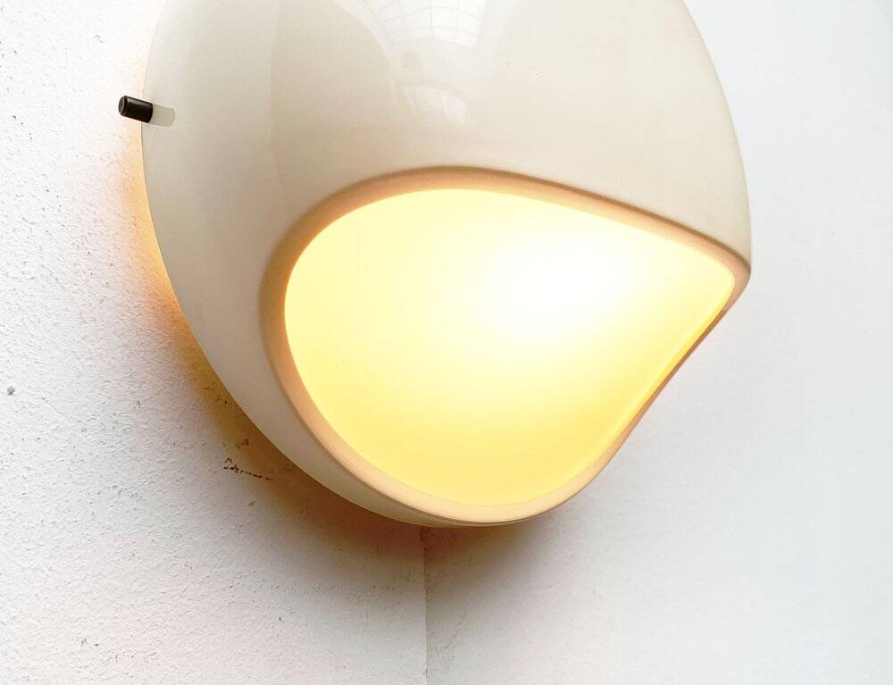 Italian Space Age Wall Lamps from the Mid-Century by Gerd Lange for Kartell, 1960s, Set of 2