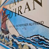 Enamelled advertising plate