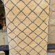 Berber wool carpet 90x151cm