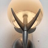 Vintage wall lamp in postmodern Italian glass by Lucente.