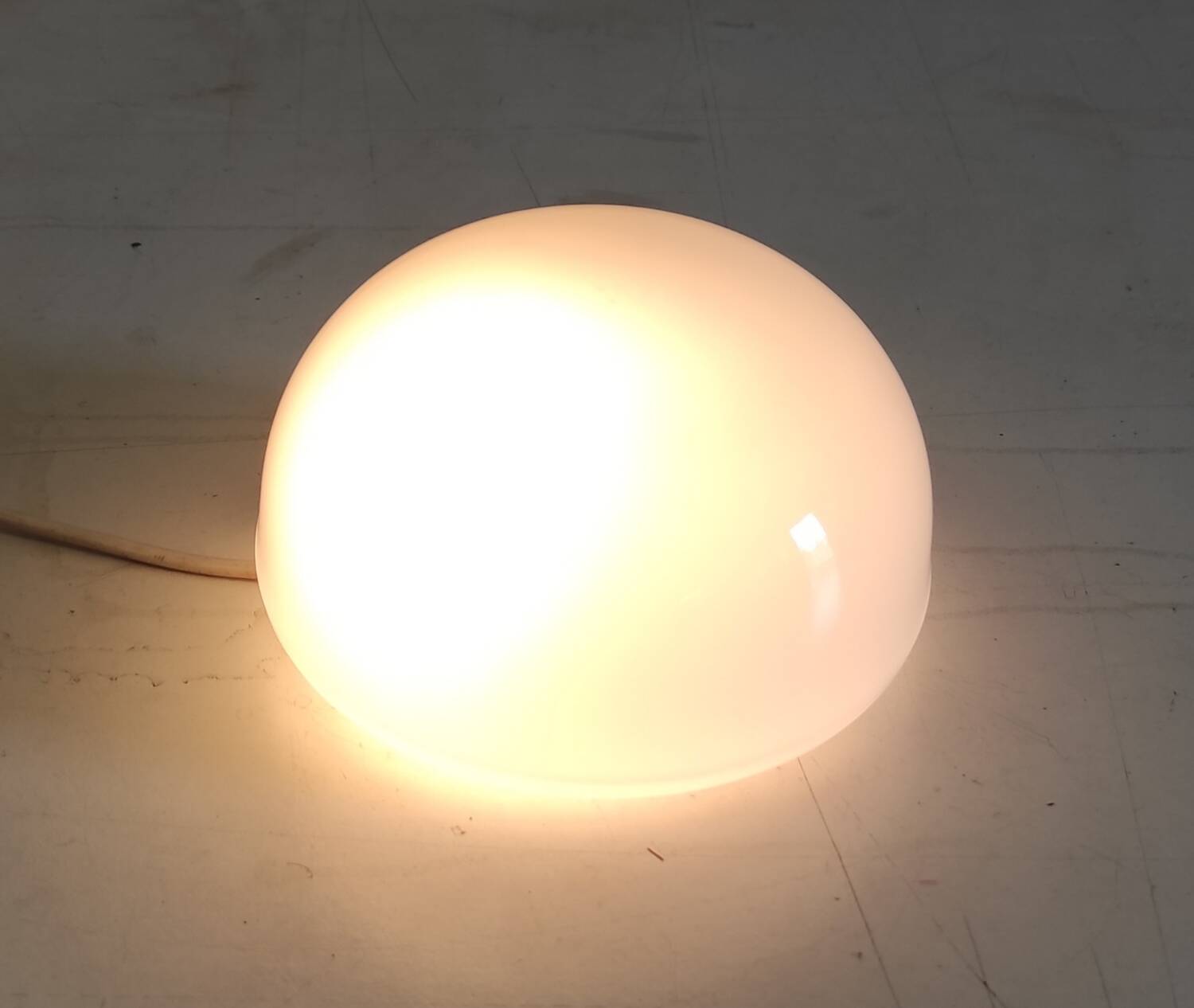 Opaline globe ceiling light 15 cm - mid. 20th century