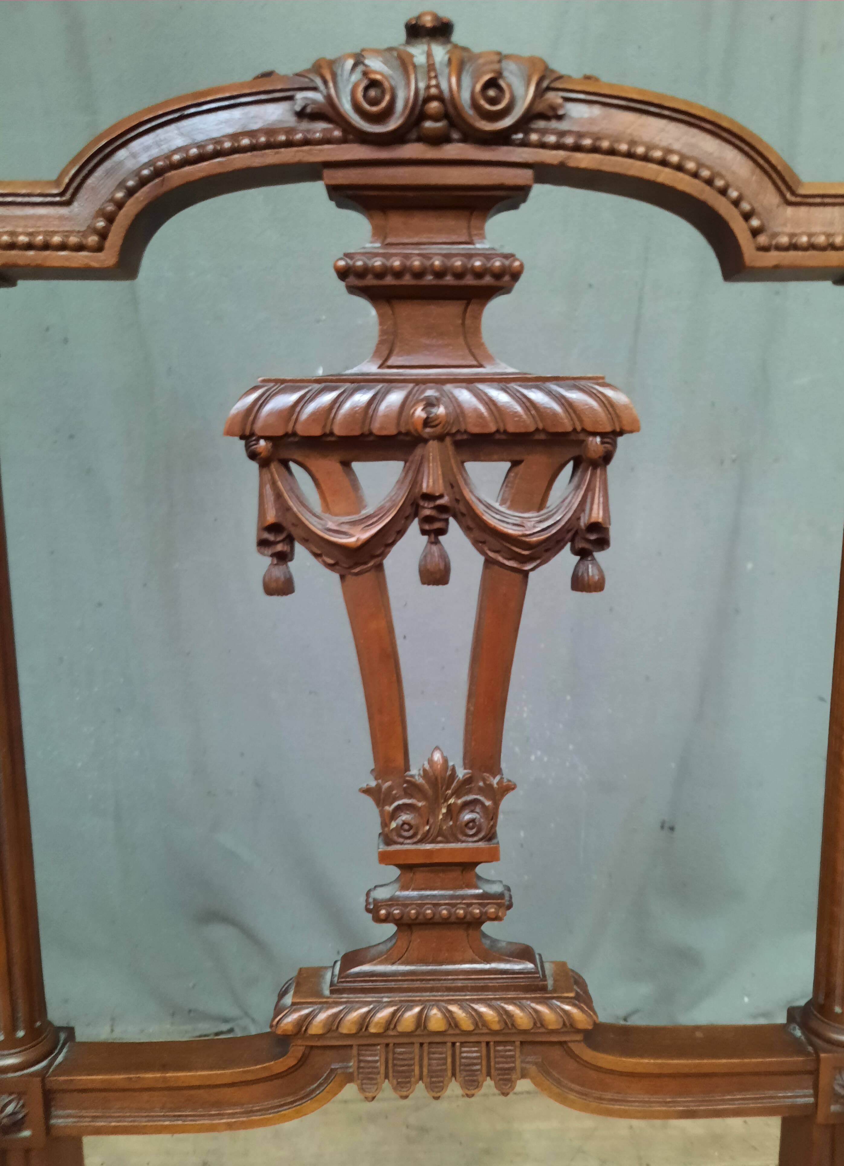 Pair of finely carved chairs