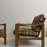 Vintage teak armchairs
