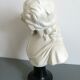 Sculpture in plaster, young mother and child