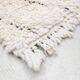Moroccan Berber carpet Marmoucha with black zigzags 1.48x1.10m