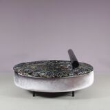 1980s round loveseat in Antonio Citterio style from Italy