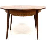 Scandinavian mahogany coffee table, Sweden, 1950