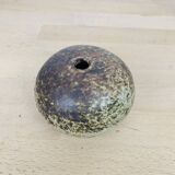 Vase boule grès pyrité soliflore
