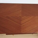 50s console table with compass feet