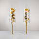 Pair of Murano Glass Sconces XXL Att. Toni Zuccheri for Mazzega 1970s