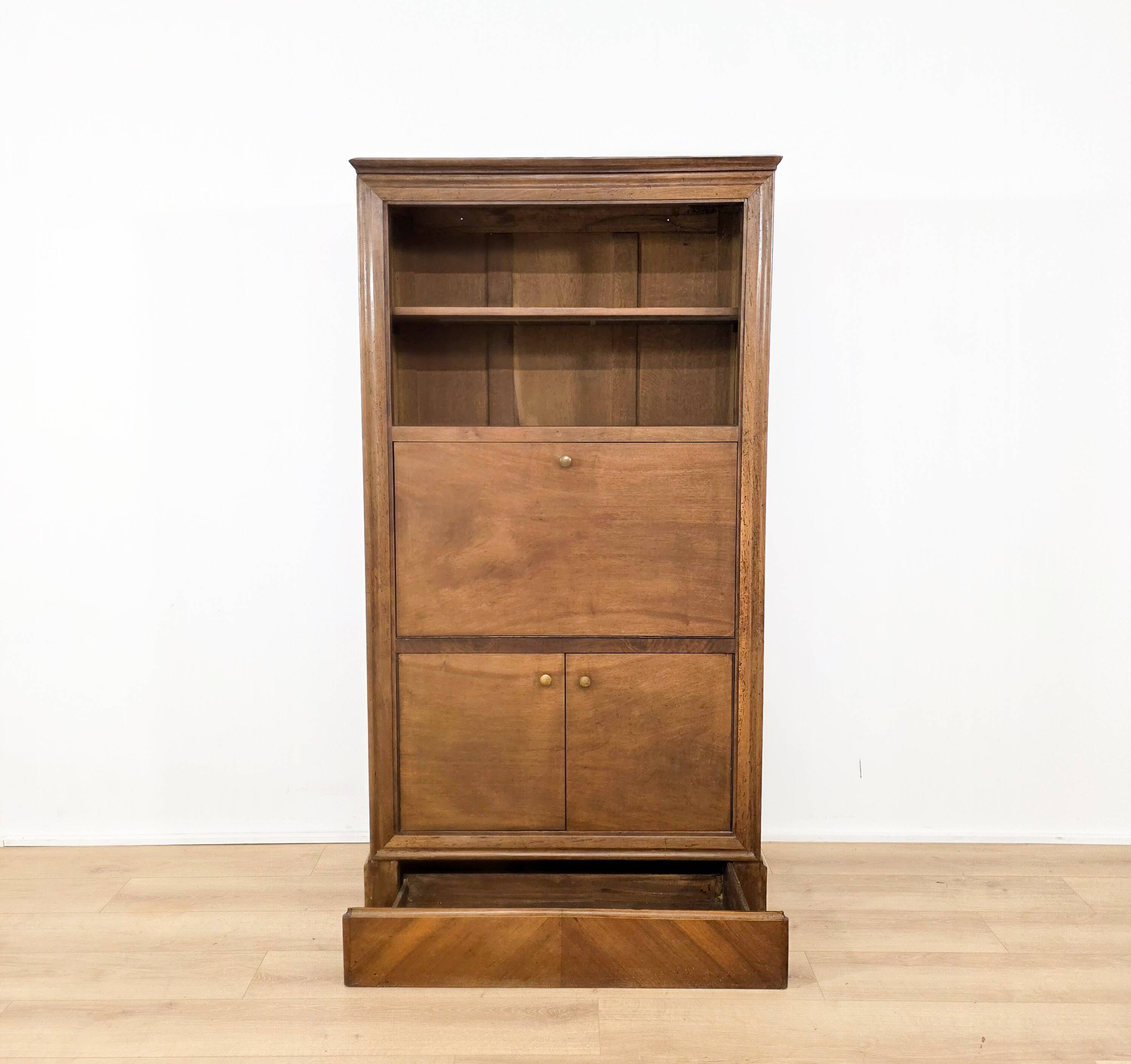 1950s solid wood secretary