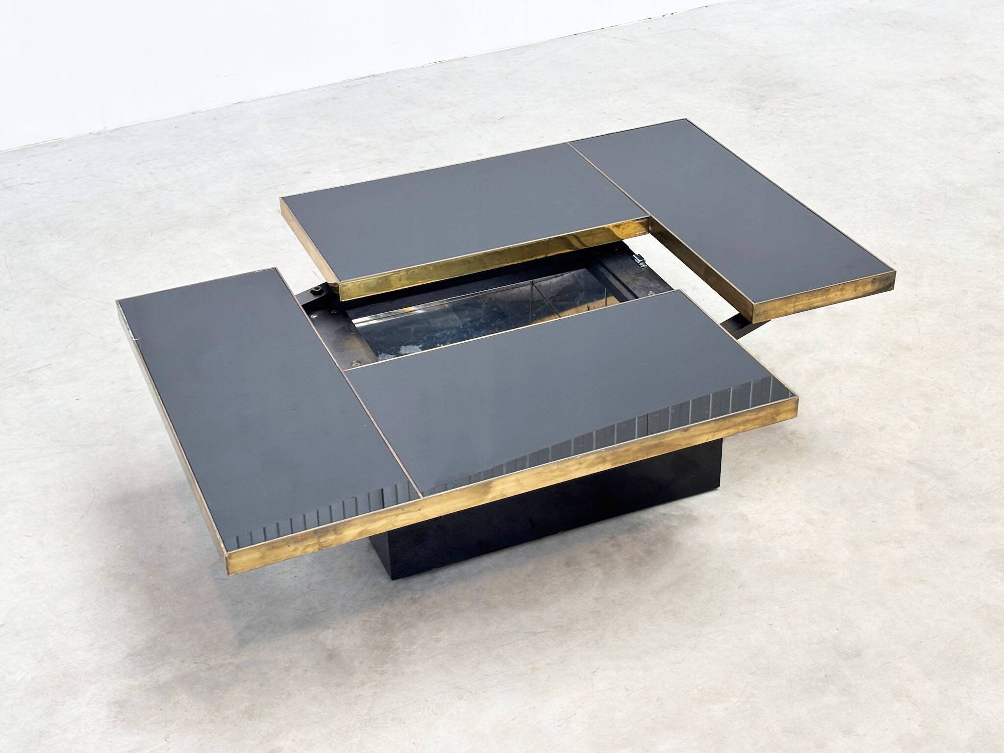 Belgo Chrom bar coffee table, 1970s