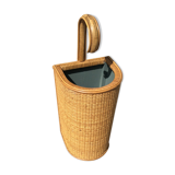Rattan umbrella holder
