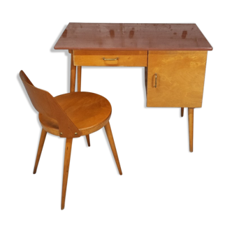 Bureau et chaise Baumann