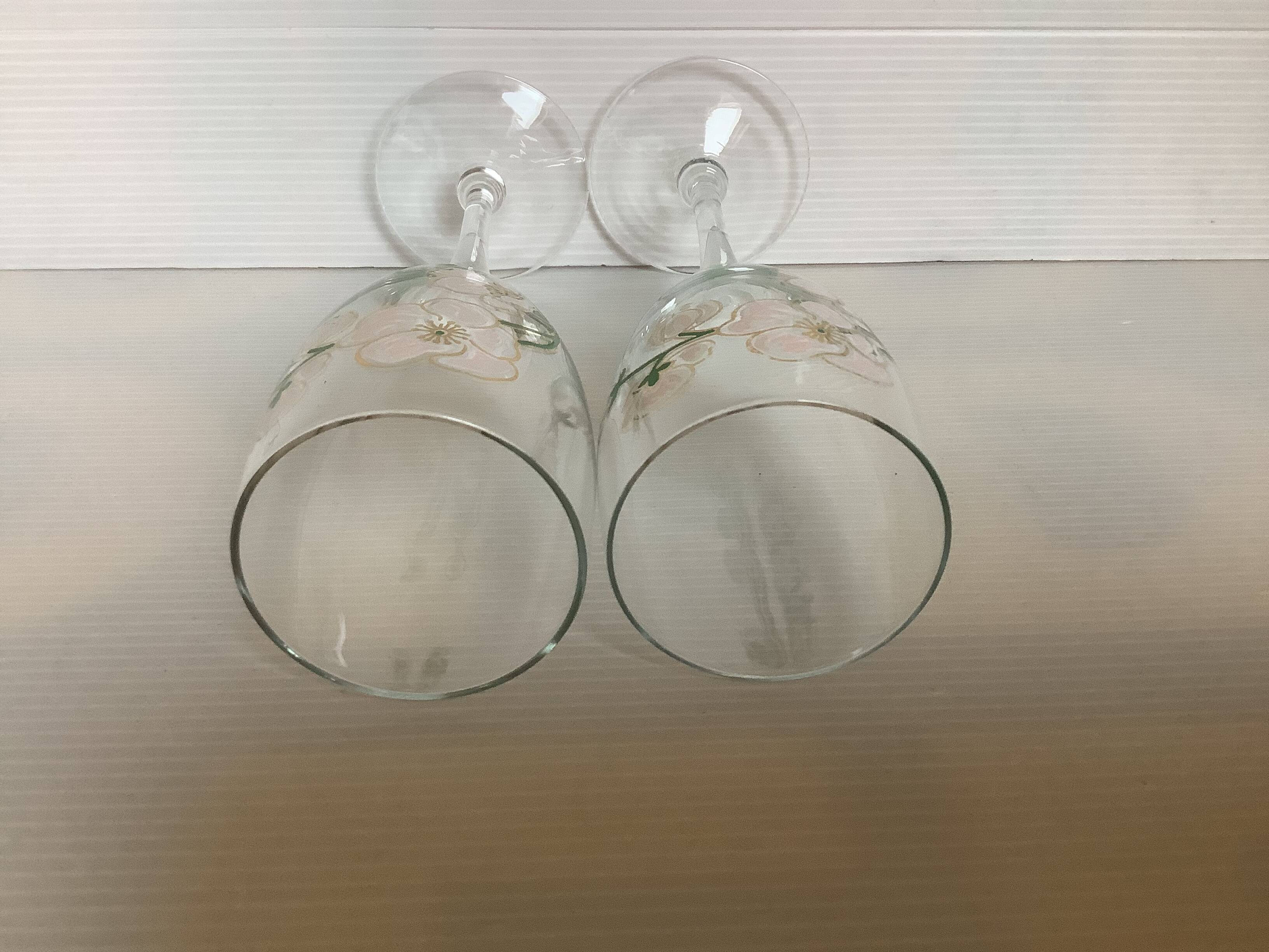 Paire de flûtes à champagne Laurent Perrier belle époque