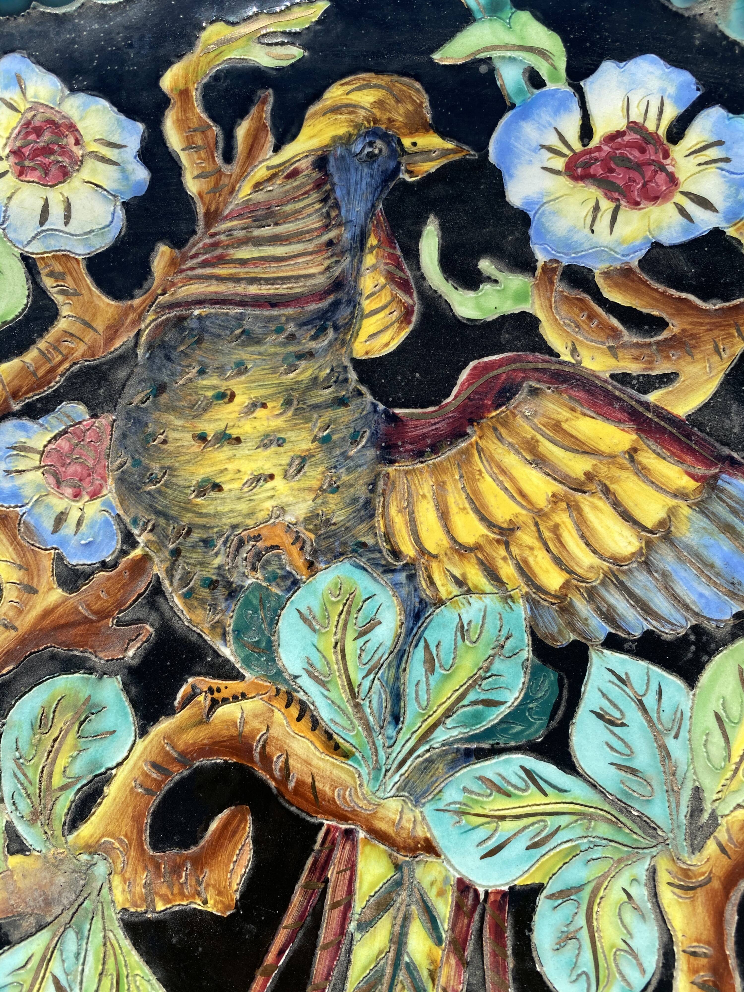 Vintage ceramic dish Monaco Cerart