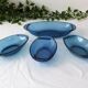 Set de 4 coupelles bleues type Vereco