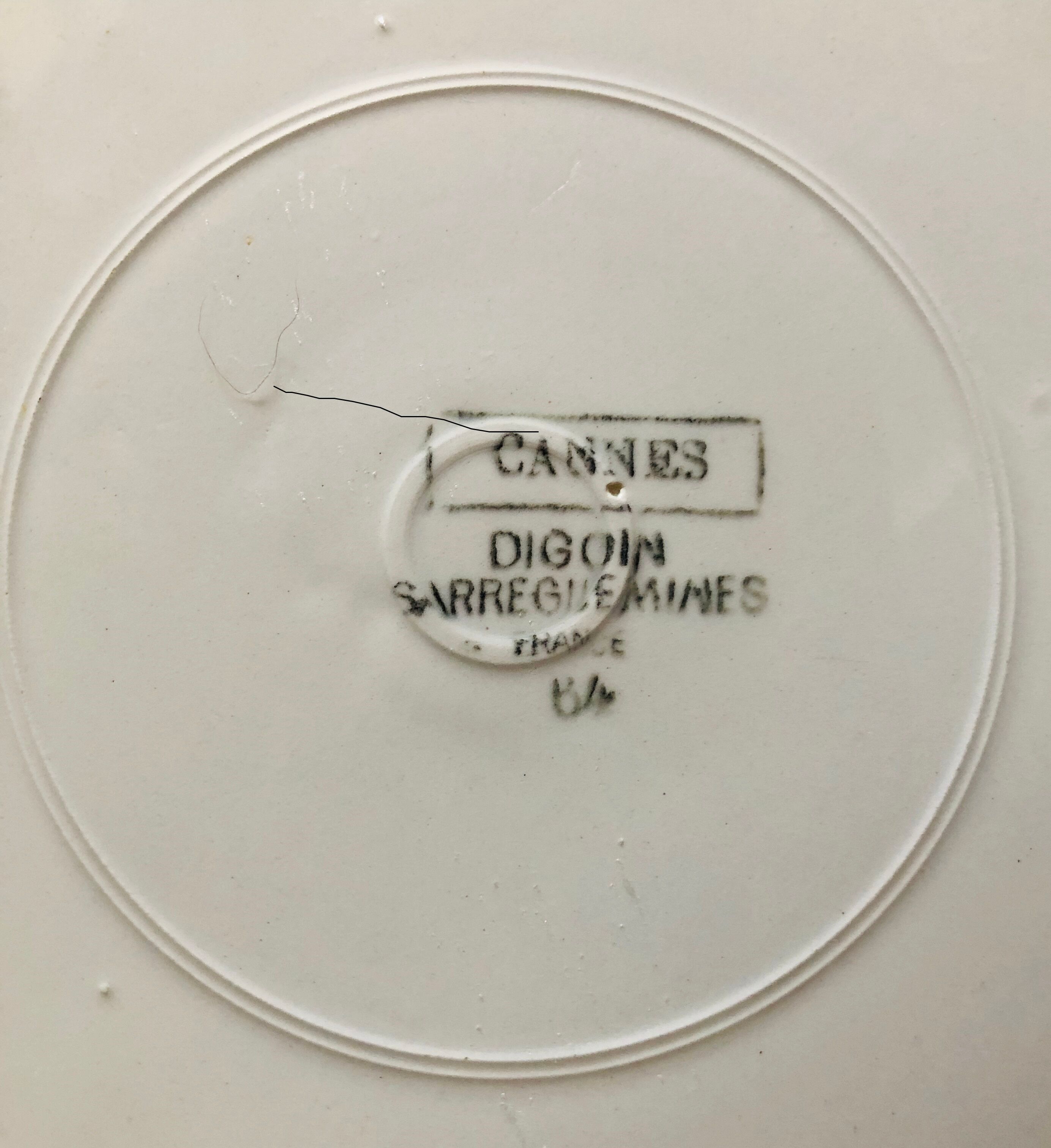 Large ceramic dish