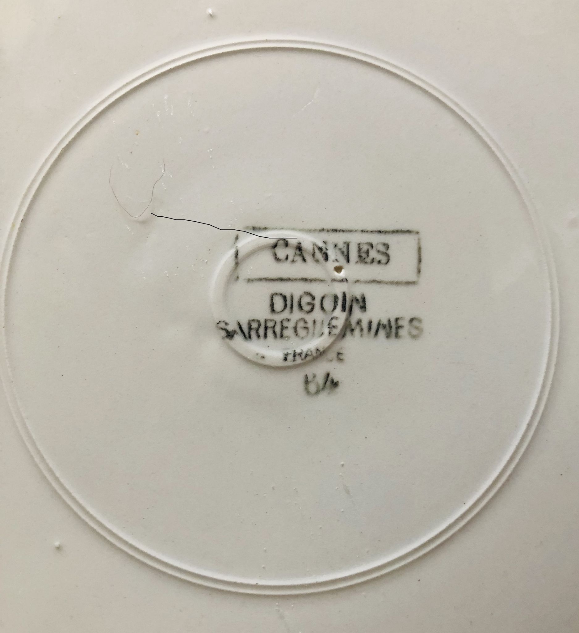 Large ceramic dish