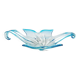 Postmodern Sommerso Murano glass fruit bowl from Mandruzzato, Italy, 1950