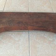 Restoration period mahogany console table
