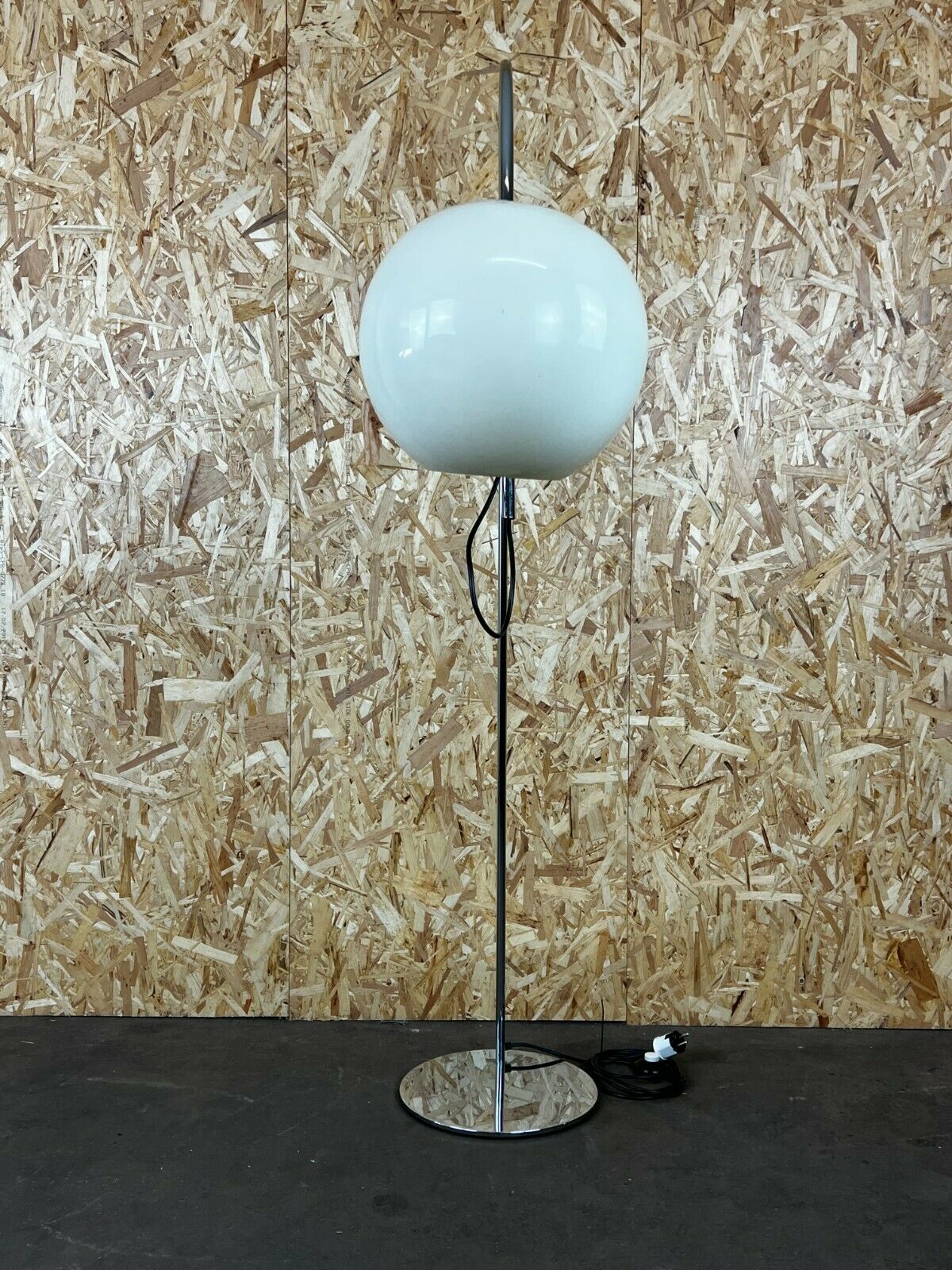 60s 70s floor lamp arc Wila Leuchten Space Age 60s
