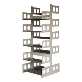 'Triennal' Industrial Shelving Unit from Lips Vago. 1950s