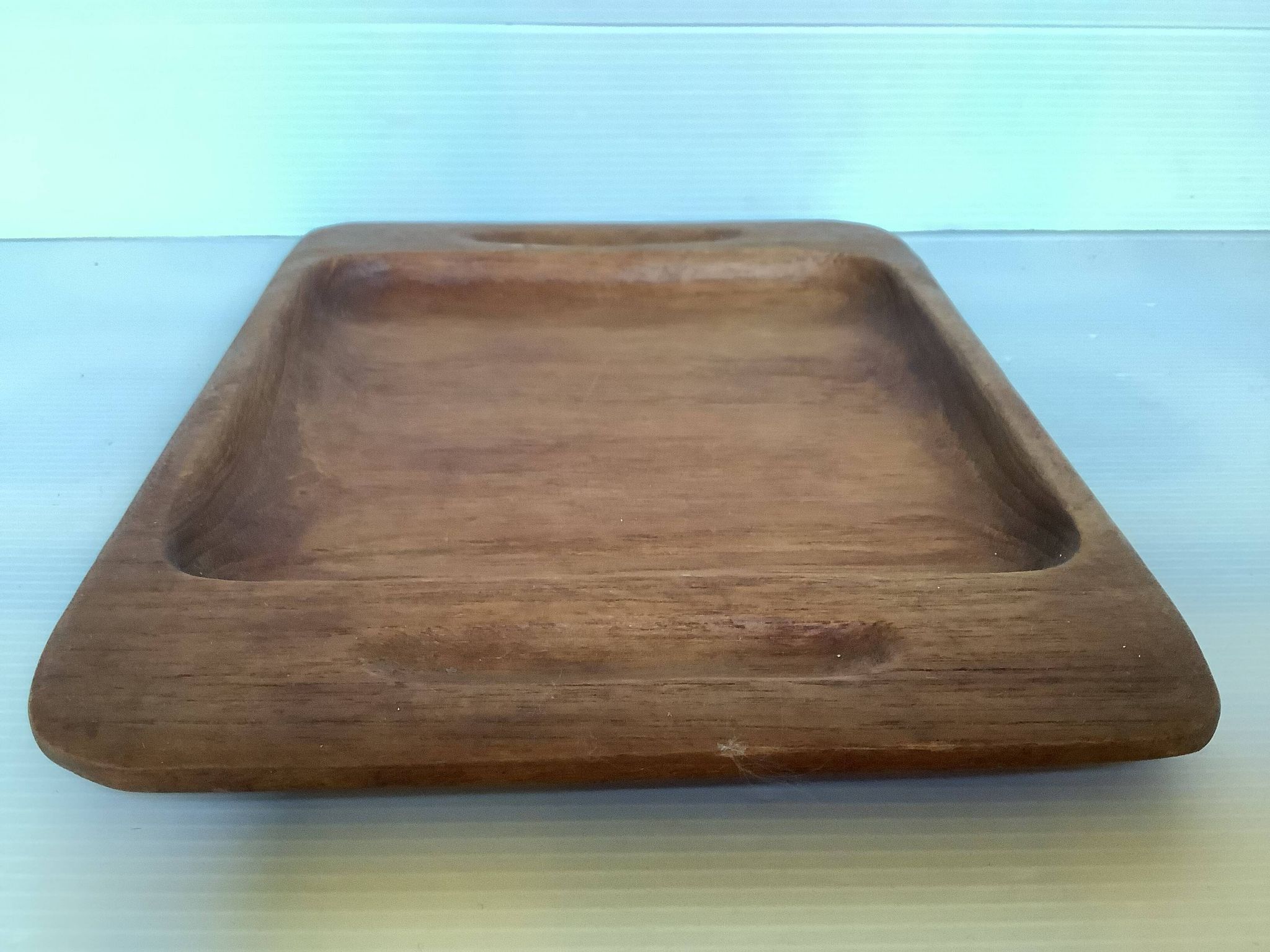 Small teak wood tray