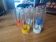 Lot de 5 verres vintage sérigraphié vintage
