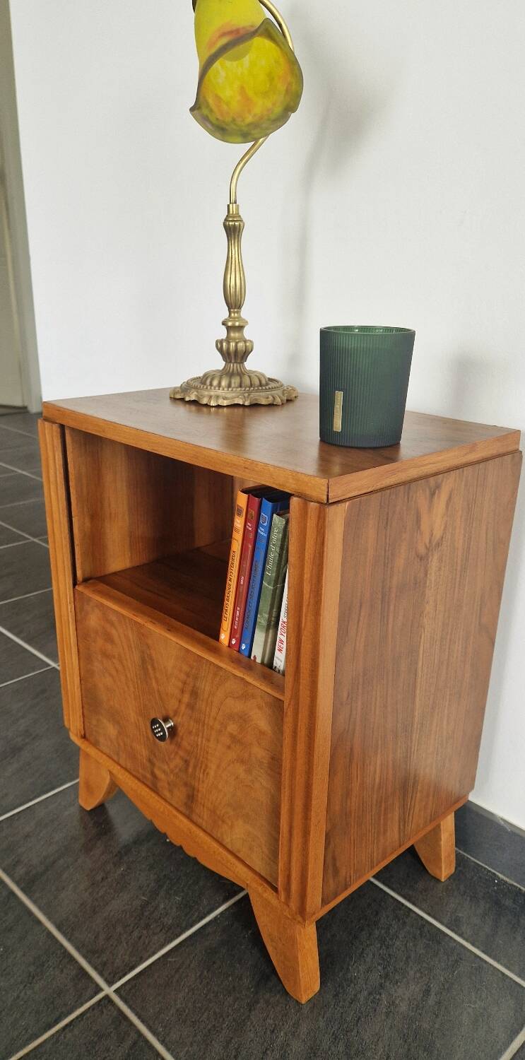 Art Deco low cabinet in rosewood
