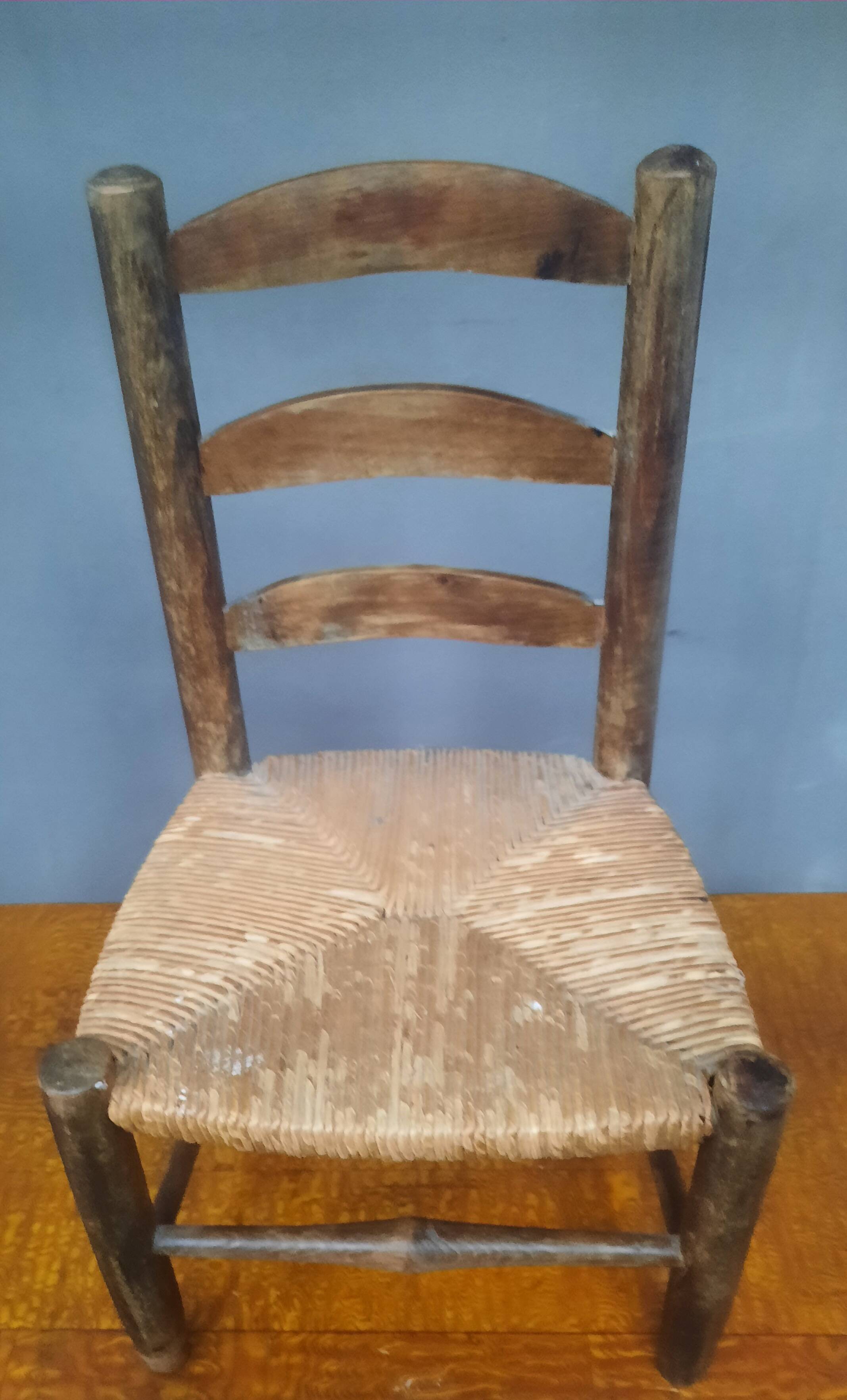 Straw children's chair