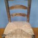Chaise  d enfant  paillee