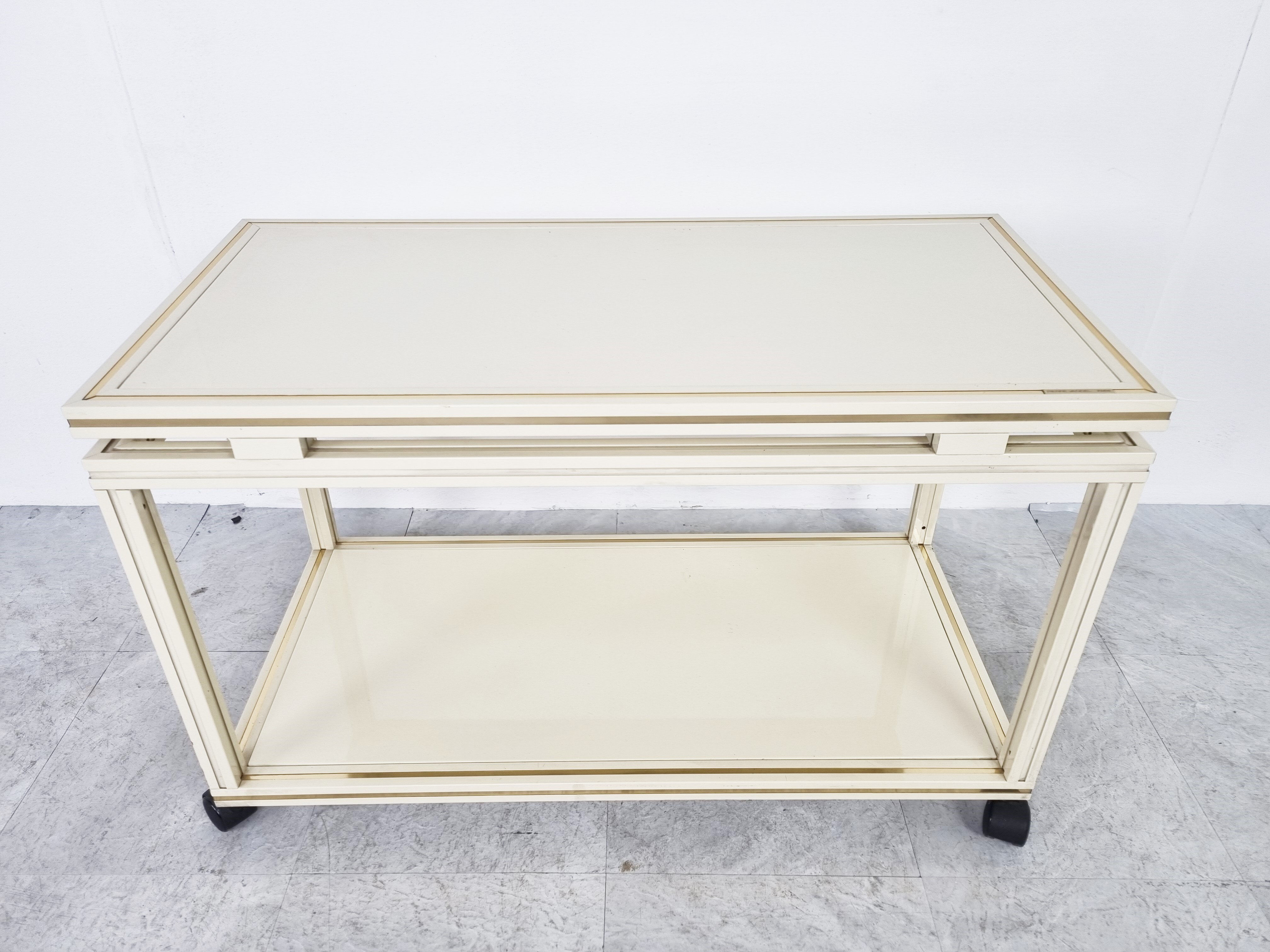 Trolley vintage par Pierre Vandel, années 1980