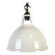 Vintage Industrial Beige Painted Pendant Lamp