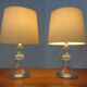 Glass table lamps by Michael Bang for Holmegaard, 1970s, set of 2.