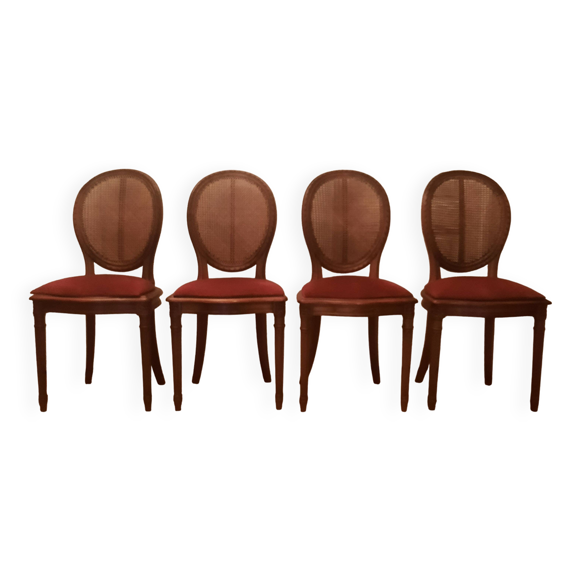 4 chaises de style Louis XVI