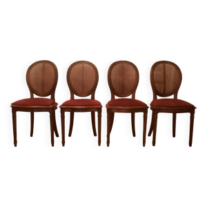 4 chaises de style Louis - xvi