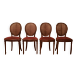 Set of 4 Louis XVI style chairs