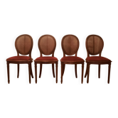 4 chaises de style Louis XVI