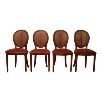 4 chaises de style Louis XVI