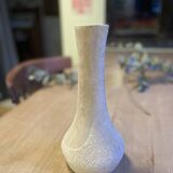 Powder pink brutalist vase