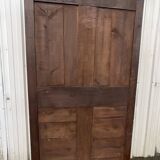 Ancienne bonnetière Louis XV, bois fruitier, restaurée – 1 porte, 3 étagère