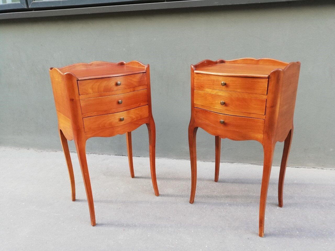 Pair of Louis XV style bedside tables