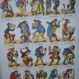 Image d'Epinal "l'illustre famille des Jean"