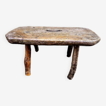 Oak milking stool