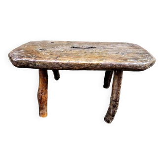 Oak milking stool