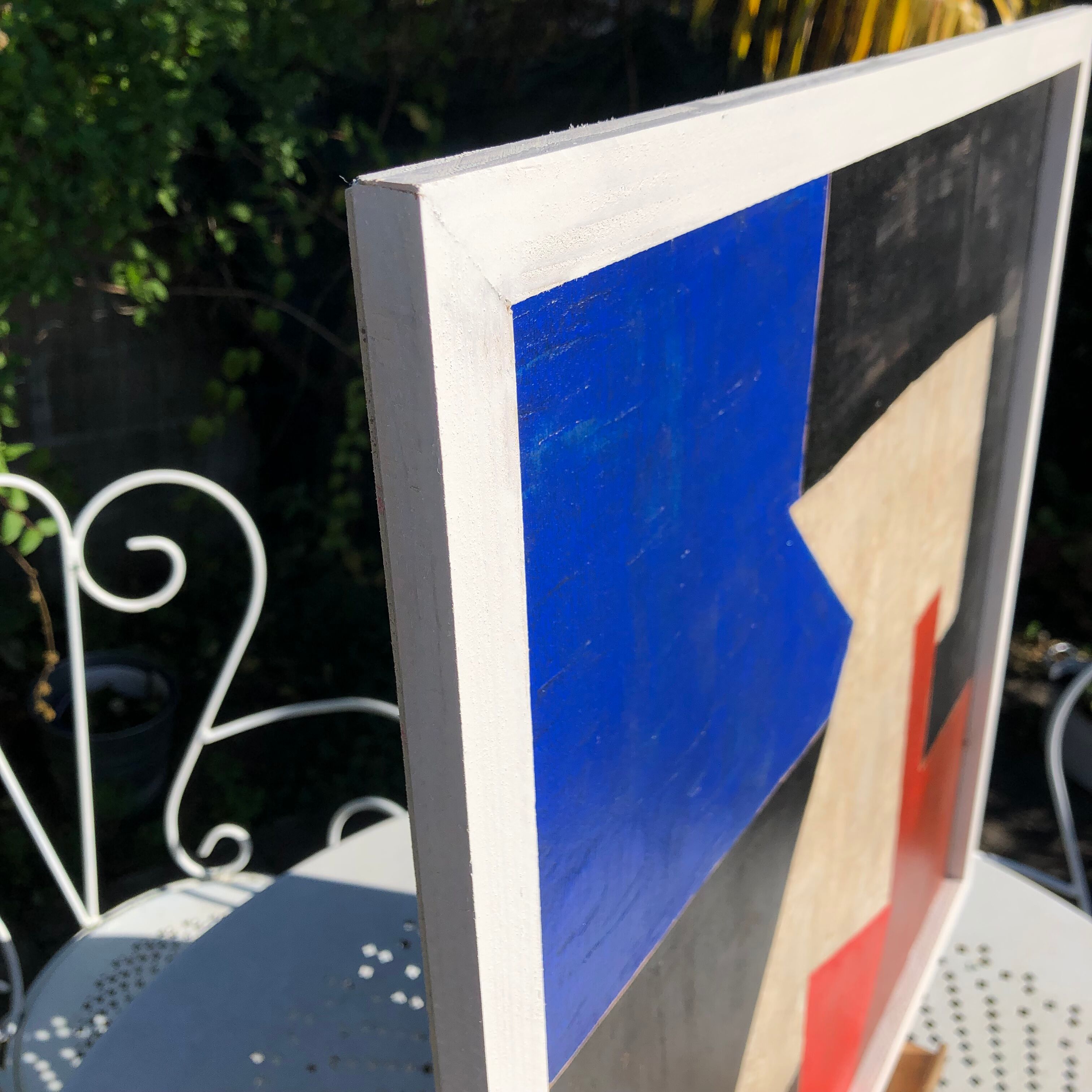 Abstract oil painting